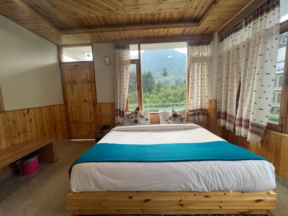 Hotel Mountain Majesty! Top-Rated Luxury Stay Amid Snowcapped Mountains With Balcony And Riverside Calm Manāli Eksteriør bilde